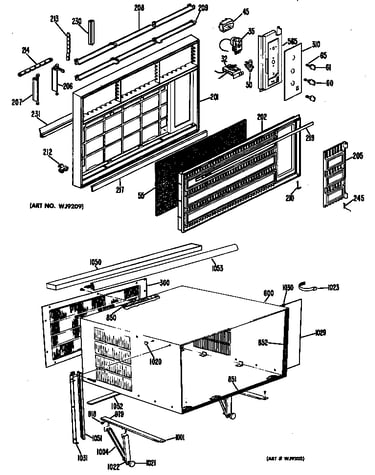 Cabinet/grille