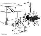 Hotpoint CSF20EBM cabinet back/unit diagram