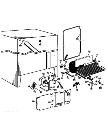 Cabinet back/unit