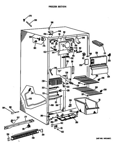 Freezer section