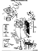 Cabinet and suspension asm.