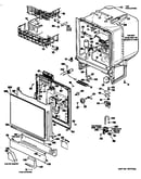 Tub/door assemblies
