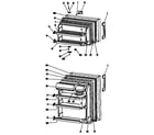 Hotpoint CTF16CGDR doors diagram