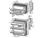 Hotpoint CTX21EKER doors diagram