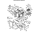 Hotpoint RB557GV1WH oven assembly diagram