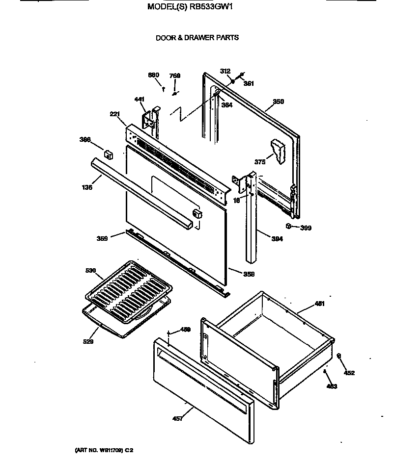 Door & drawer parts