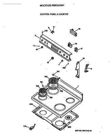 Control panel & cooktop