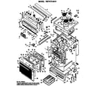 Hotpoint RB747G*D1 oven assembly diagram
