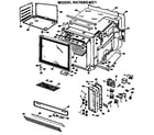 Hotpoint RH758G*D1 oven assembly diagram