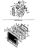 Door lower oven