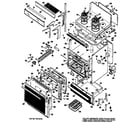 Hotpoint RH960G*04 range assembly diagram