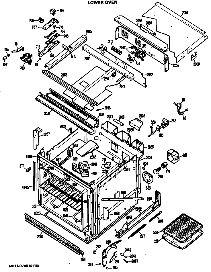 Lower oven