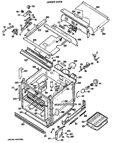 Lower oven