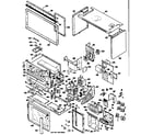 Hotpoint RH961G*J1 oven assembly diagram