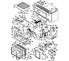 Hotpoint RH962V*K1 oven assembly diagram