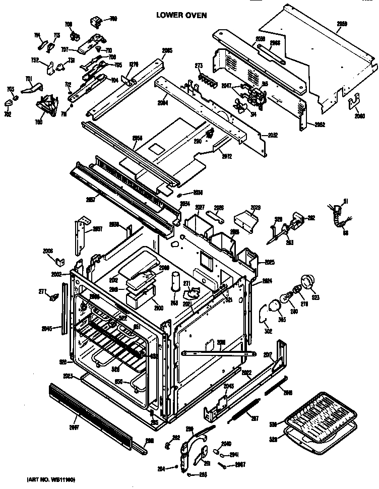 Lower oven