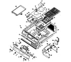 Hotpoint RS778G*J5 cooktop/grille diagram