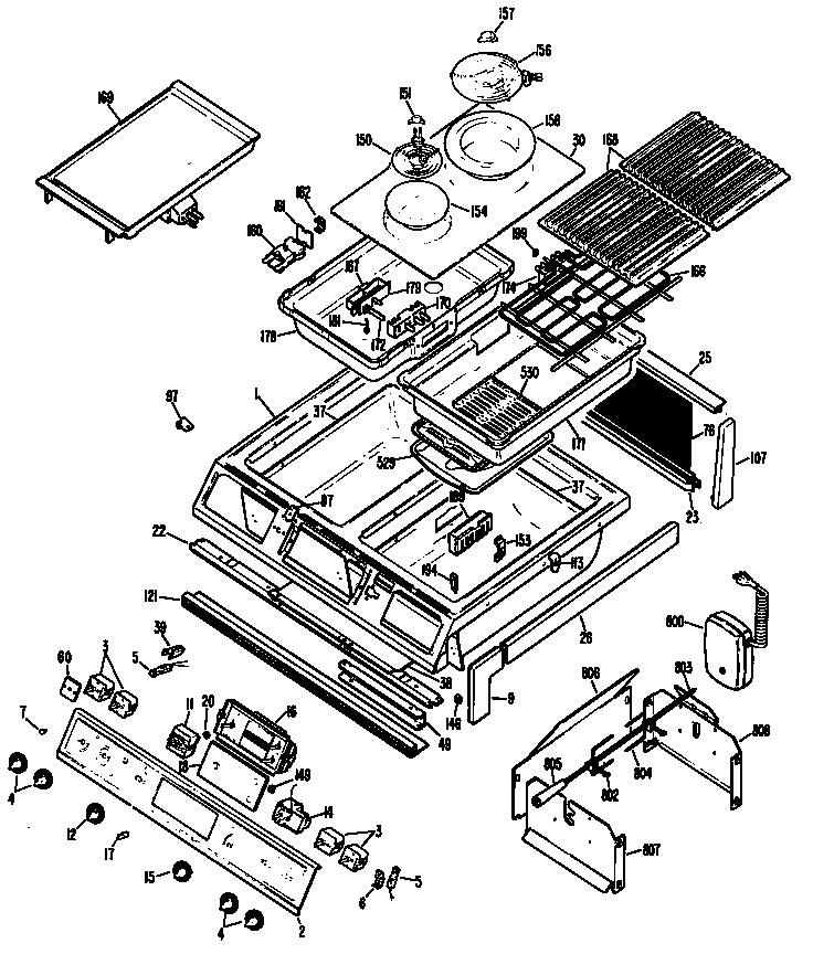 Cooktop/grille