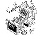 Hotpoint RS778G*J5 oven assembly diagram
