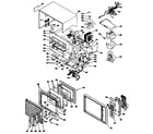 Hotpoint RE55C001 oven assembly diagram