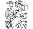 Hotpoint RH962N*K3 oven assembly diagram