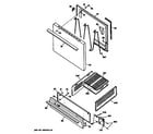 Hotpoint RGB508PS2 door diagram