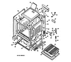 Hotpoint RGB524ER4 oven assembly diagram