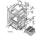 Hotpoint RGB524EV1AD oven assembly diagram