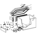 Hotpoint FH5CAC freezer assembly diagram