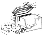 Hotpoint FH8CAB freezer assembly diagram
