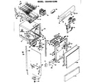 Hotpoint HDA460-03BK racks/tub/door diagram