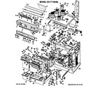 Hotpoint RC777*W2 range assembly diagram