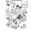 Hotpoint RC548*W2 range assembly diagram