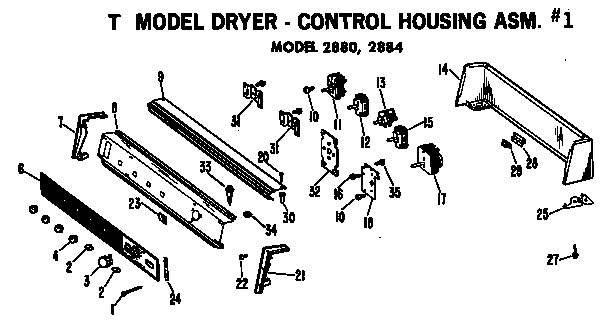 Control housing assembly