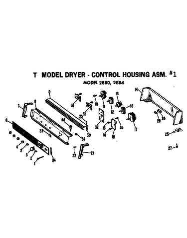 Control housing assembly