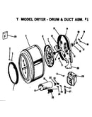 Drum & duct asm. #1