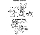 Hotpoint DLL2650ABL gas valve & burner assembly diagram