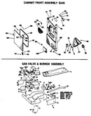 Gas valve & burner assembly