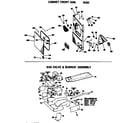 Hotpoint DLL7596ABL gas valve & burner assembly diagram