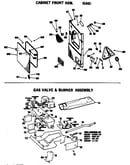 Gas valve & burner assembly