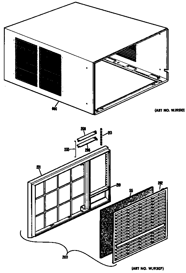 Cabinet/grille