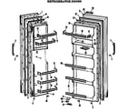 Hotpoint CSF20AAB refrigerator doors diagram