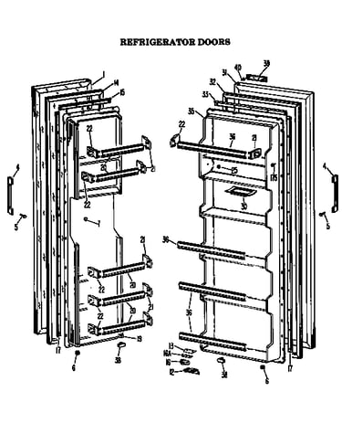 Refrigerator doors