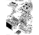 Hotpoint RH966G*Y4 range assembly diagram