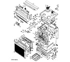 Hotpoint RB735G*A3 range assembly diagram