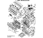 Hotpoint RB747*A4 range assembly diagram