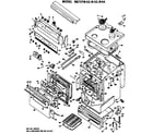 Hotpoint RB737*A4 range assembly diagram