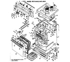 Hotpoint RB734*A4 range assembly diagram