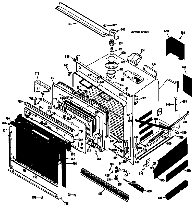 Lower oven