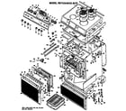 Hotpoint RS743G*02 range assembly diagram